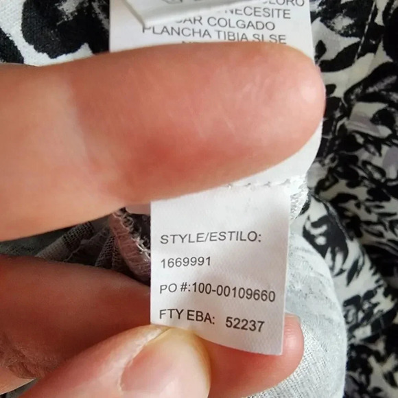 BRIGGS Linen Floral Tropical Knee Length Sleeveless Dress Pockets SZ Large - Picture 8 of 9